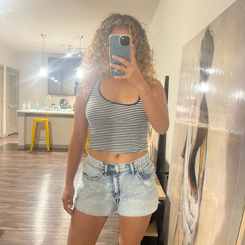 RSQ Light Blue Denim Shorts